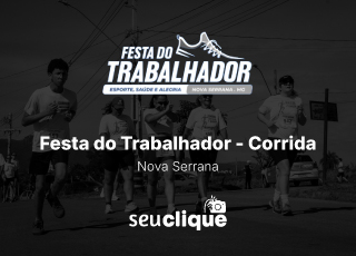 Capa do evento Corrida - Festa do Trabalhador