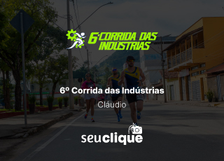 Capa do evento 6º Corrida das Industrias
