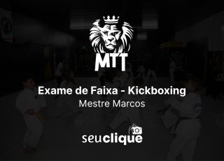 Capa do evento Exame de Faixa de Kickboxing - Mestre Marcos