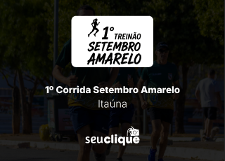 Capa do evento 1⁰ Corrida Setembro Amarelo