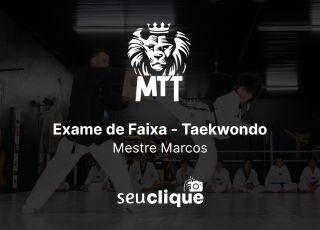Capa do evento Exame de Faixa de Taekwondo - Mestre Marcos